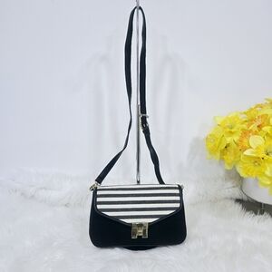 Tommy Hilfiger black and white crossbody